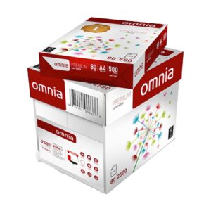 A4 PAPER 80gsm OMNIA -Pack of 5 Reams