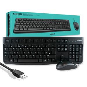 Logitech MK120 Wired Keyboard and Mouse Combo