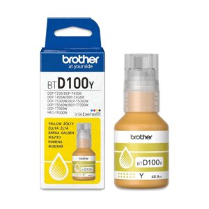 BROTHER BTD100 YELLOW INK BOTTLE