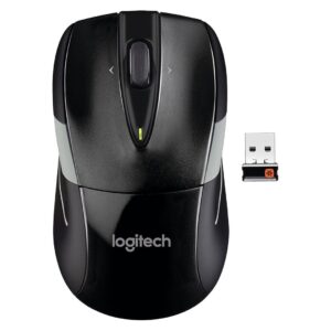 Logitech M525 Wireless Mouse, Black/Gray